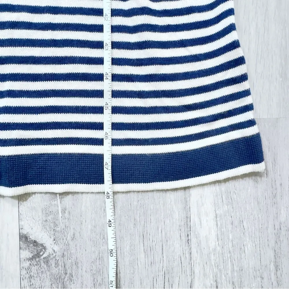 Ralph Lauren Women’s 3X NWT Striped Mulberry Silk Blend Long Cardigan Sweater
